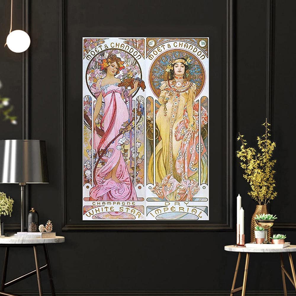 Amazon.co.jp: アルフォンスミュシャ絵画インテリアヴィンテージ